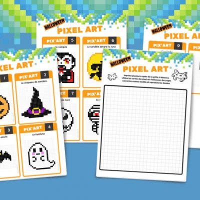 Pixel art d'Halloween
