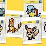 Pixel Art Pokemon fiches à télécharger gratuitement
