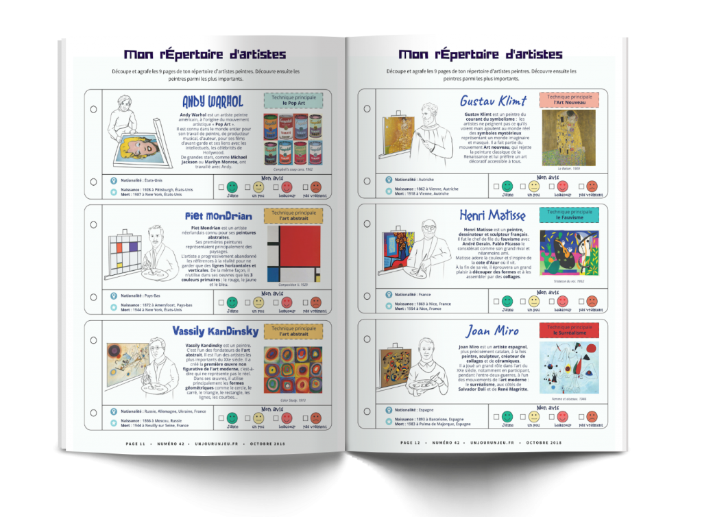 Les P&rsquo;tits Ouistitis à la rencontre de célèbres peintres