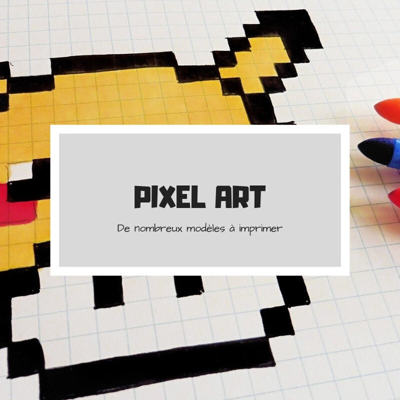 Pixel Art Des Centaines De Modèles à Imprimer Gratuitement