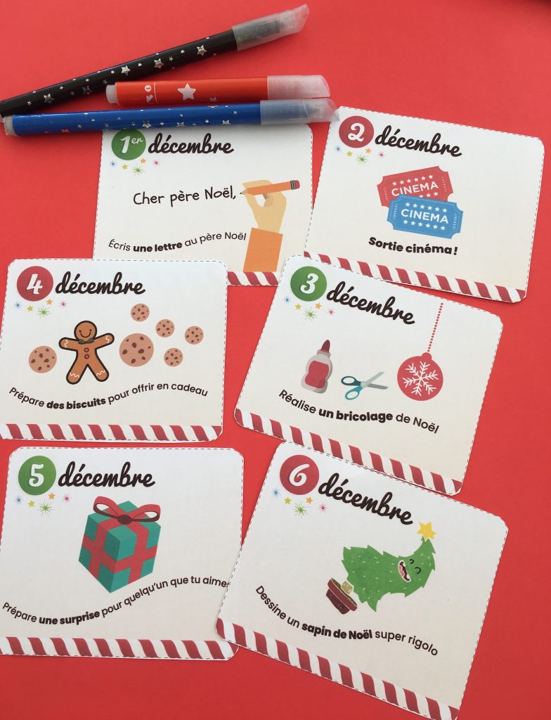 Calendrier de l'Avent créatif