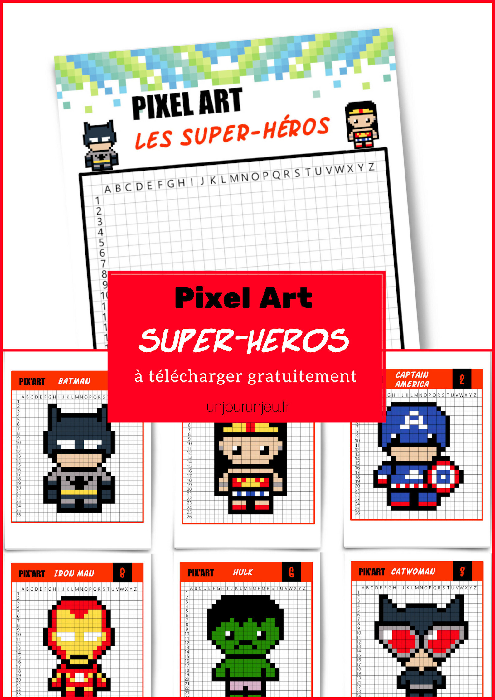 Les Super Héros Débarquent En Pixel Art Un Jour Un Jeu