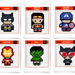 Pixel Art super héros