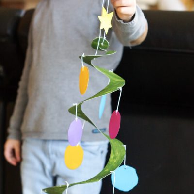 DIY de Noël : un sapin en accordéon