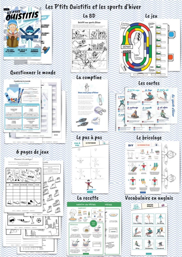 Les P&rsquo;tits Ouistitis et les sports d&rsquo;hiver