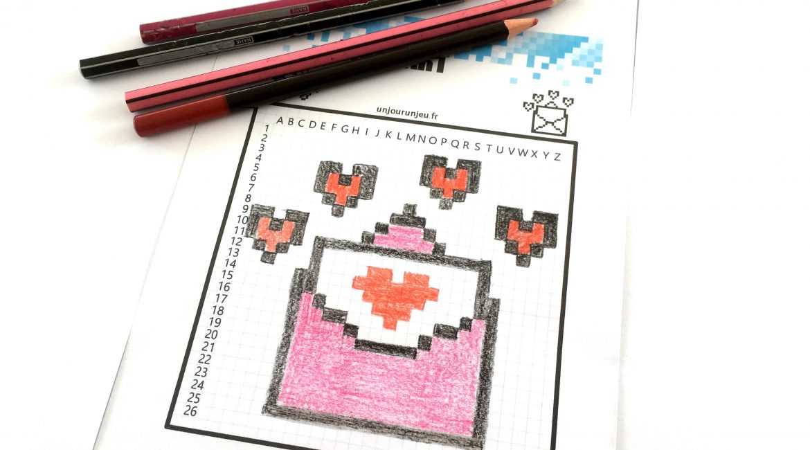 Pixel Art Saint Valentin