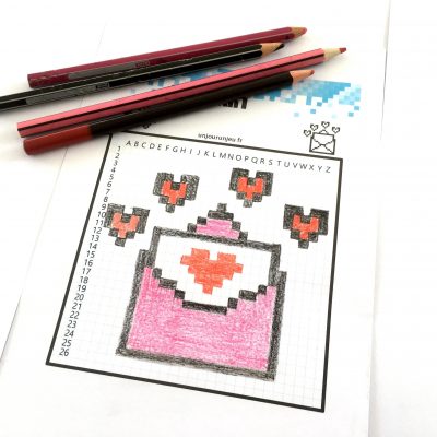 Pixel Art Saint Valentin