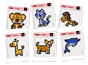 Pixel Art animaux : 12 modèles à télécharger