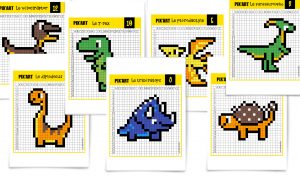 Les dinosaures reviennent en Pixel Art