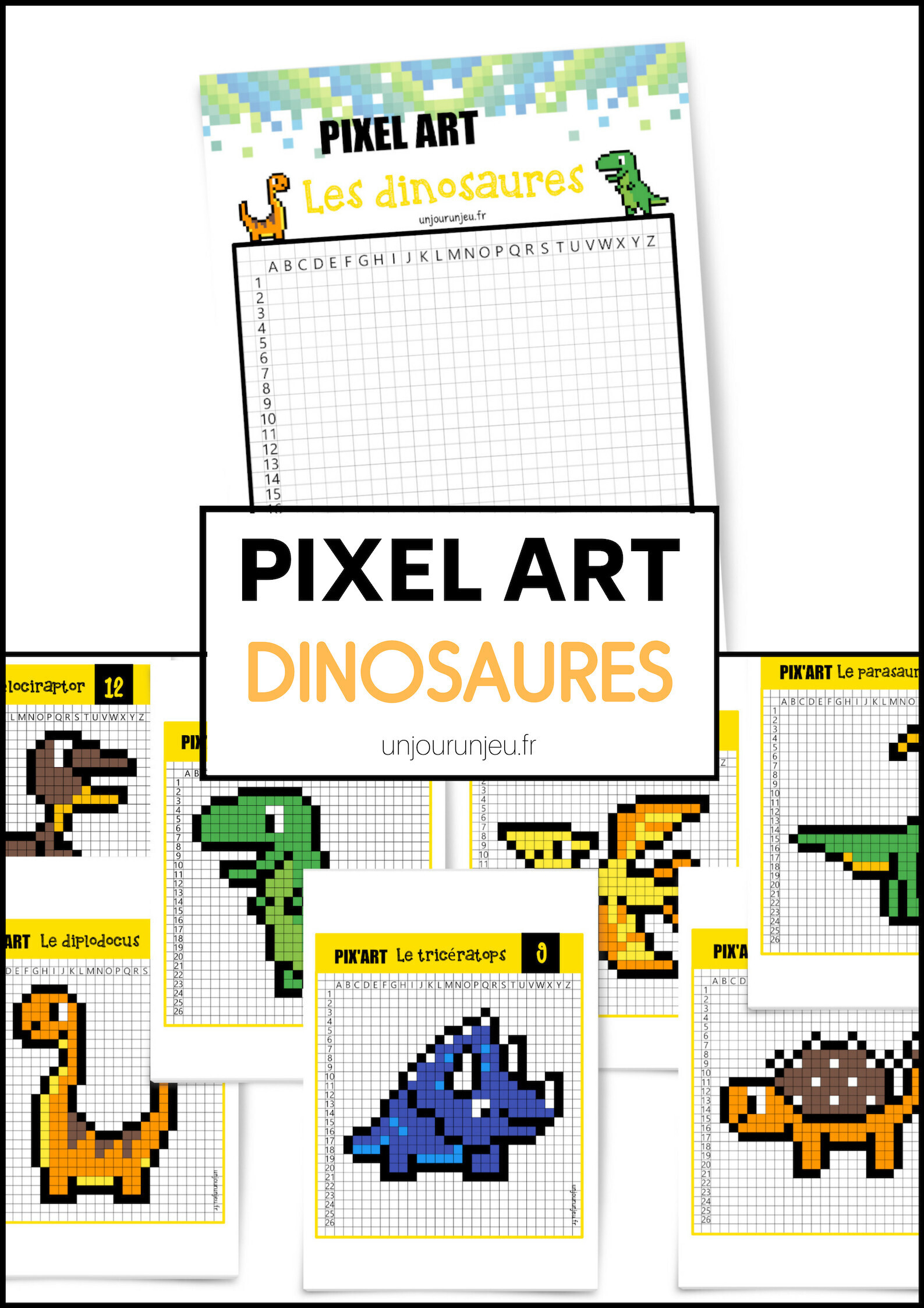 Les Dinosaures Reviennent En Pixel Art Un Jour Un Jeu