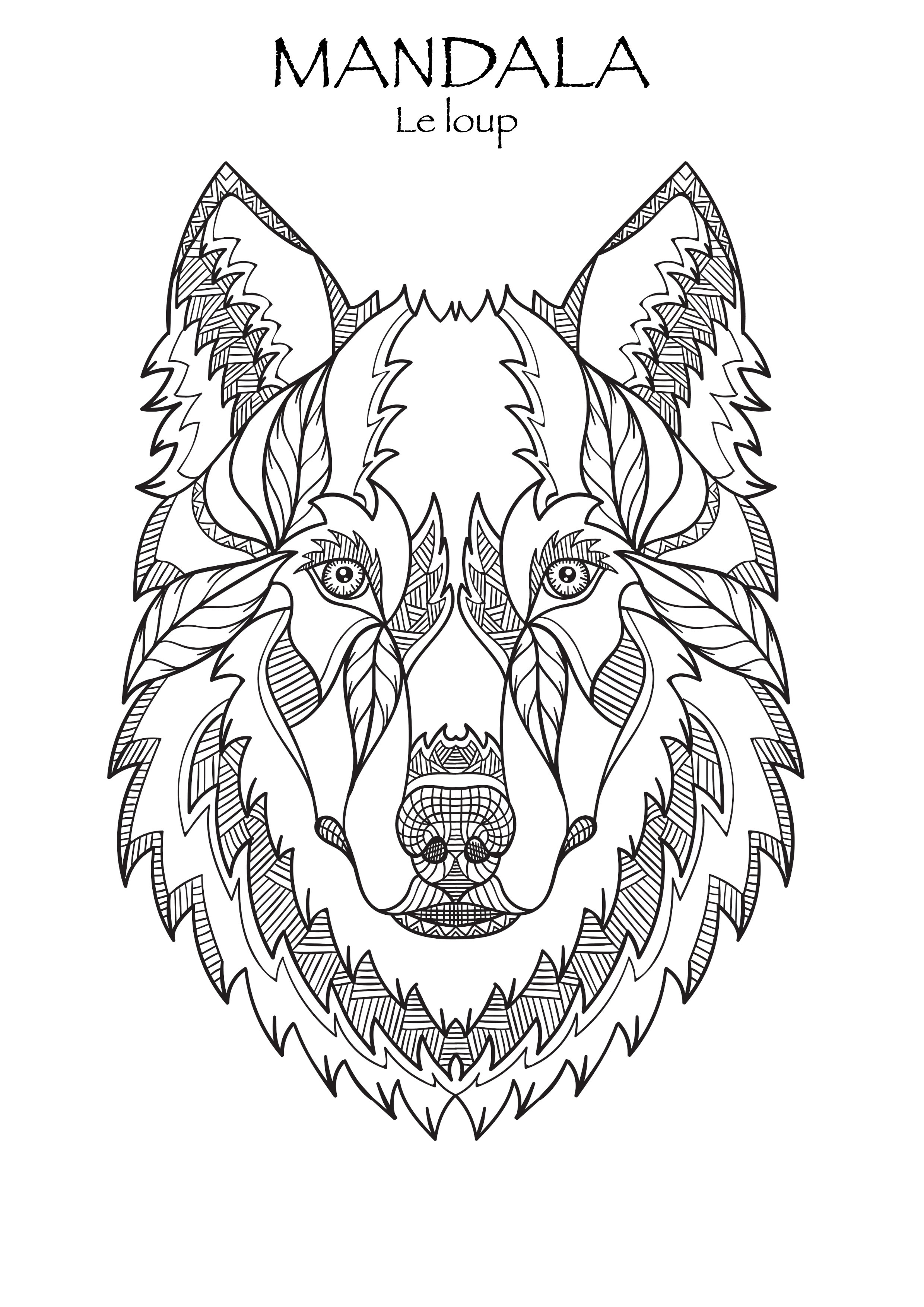 Coloriages Mandalas Animaux à Télécharger Pour Enfants Et