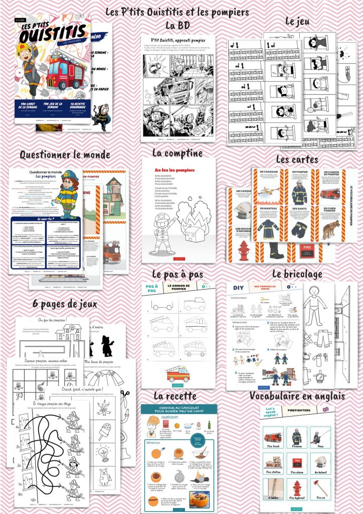 Les P&rsquo;tits Ouistitis et les pompiers