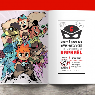 Anniversaire super-héros : chasse au trésor à imprimer