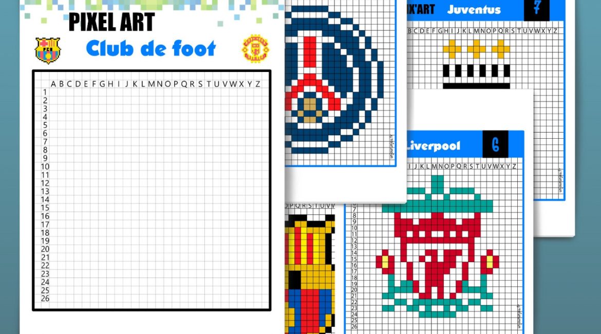 Pixel Art football