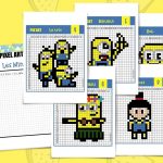 Pixel art minions unjourunjeu