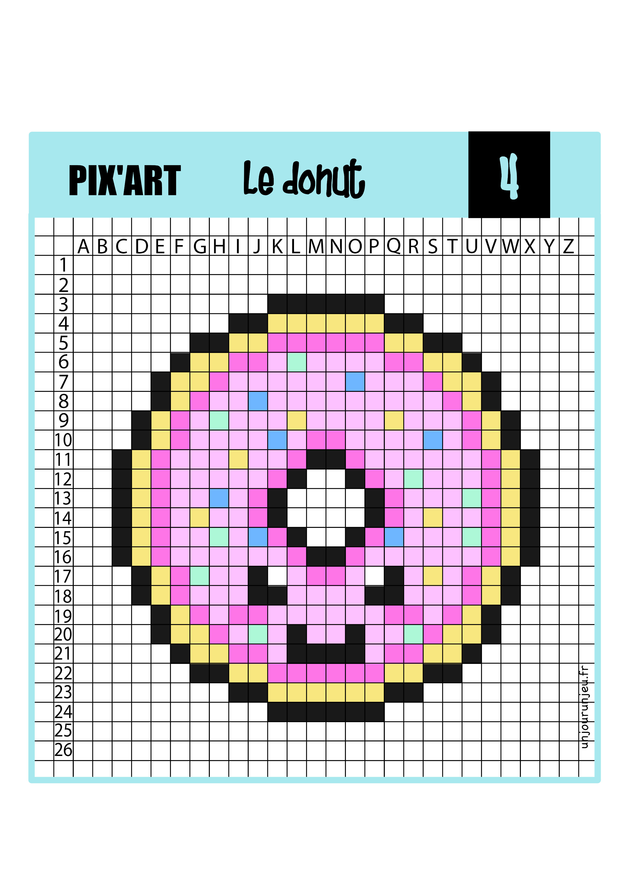 Feuille De Pixels À Imprimer : Pixel art autonomie reproduction sur quadrillage | Pixel ...