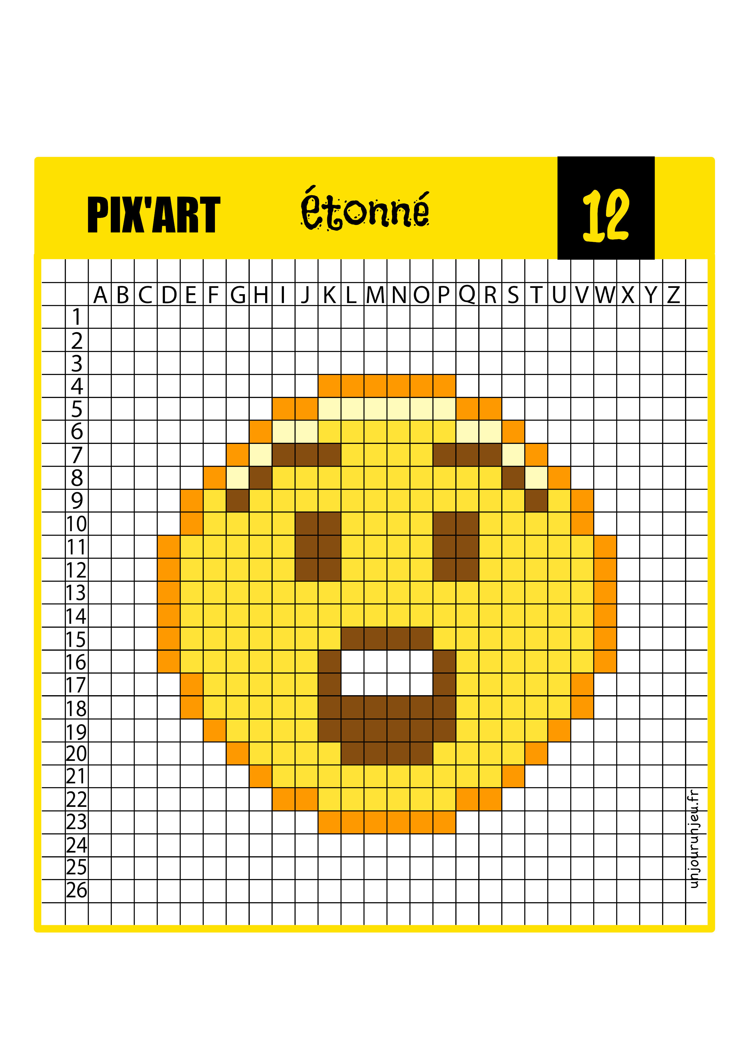 Pixel Art Facile Smiley Petit