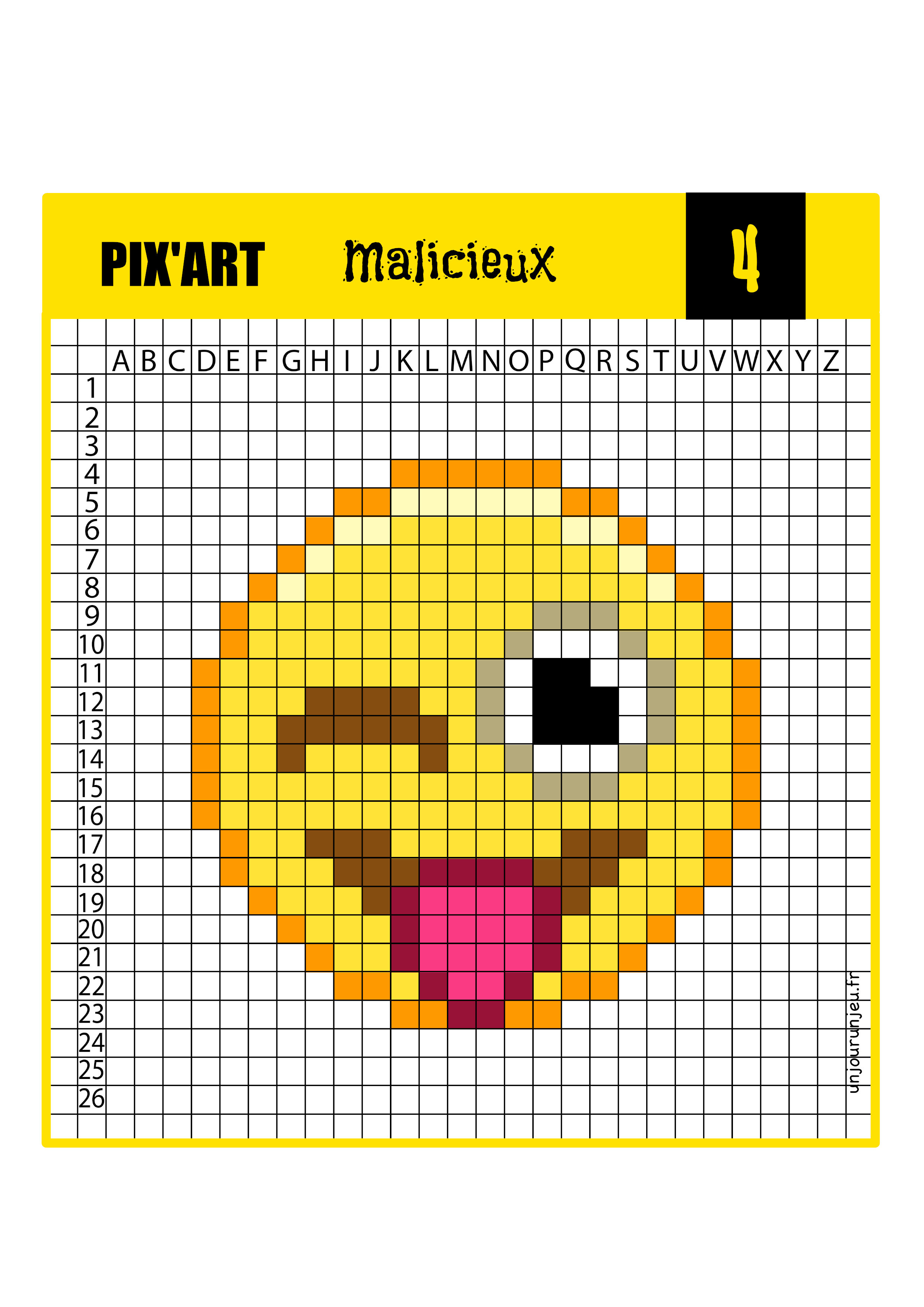 Smiley Face Emoji Pixel Art Dessin Facile Pour Les Enfants | My XXX Hot ...