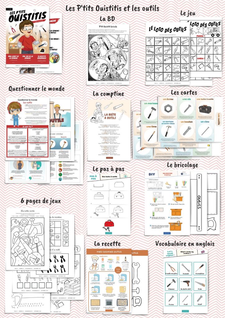 Les P&rsquo;tits Ouistitis et les outils