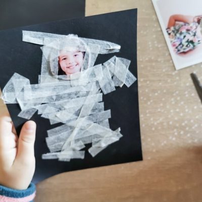 Une momie un peu effrayante et super amusante pour Halloween