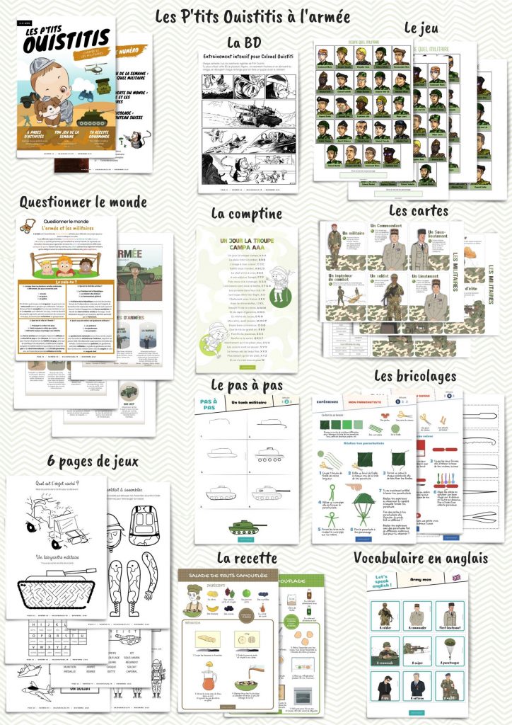 Les P&rsquo;tits Ouistitis et les militaires