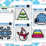 Pixel Art de l'hiver