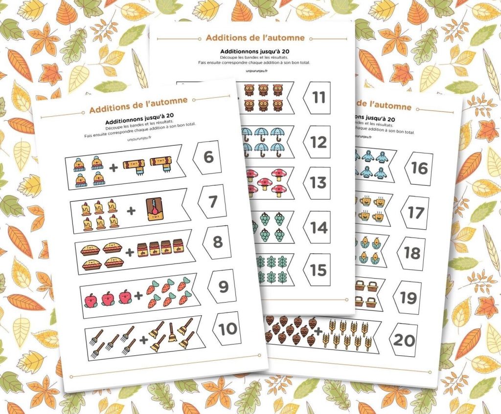 Mes additions de l'automne