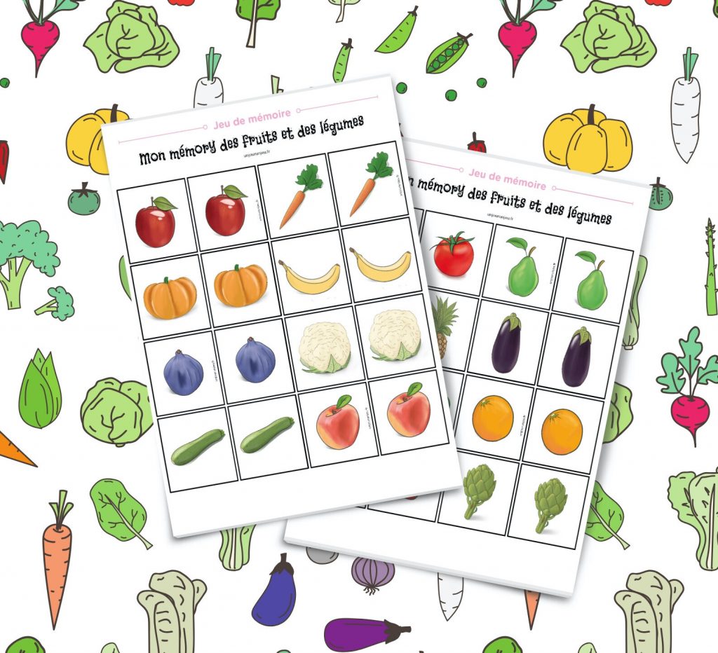 Mon memory des fruits et des légumes
