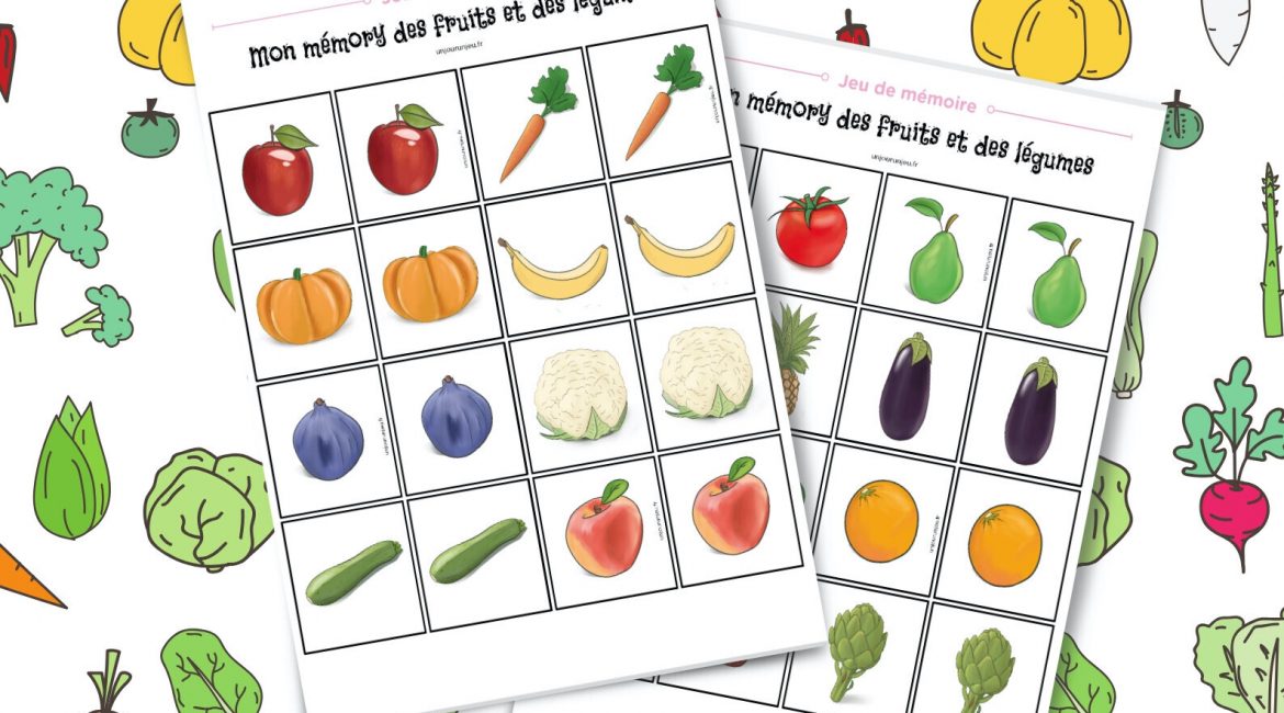 Mon memory des fruits et des légumes