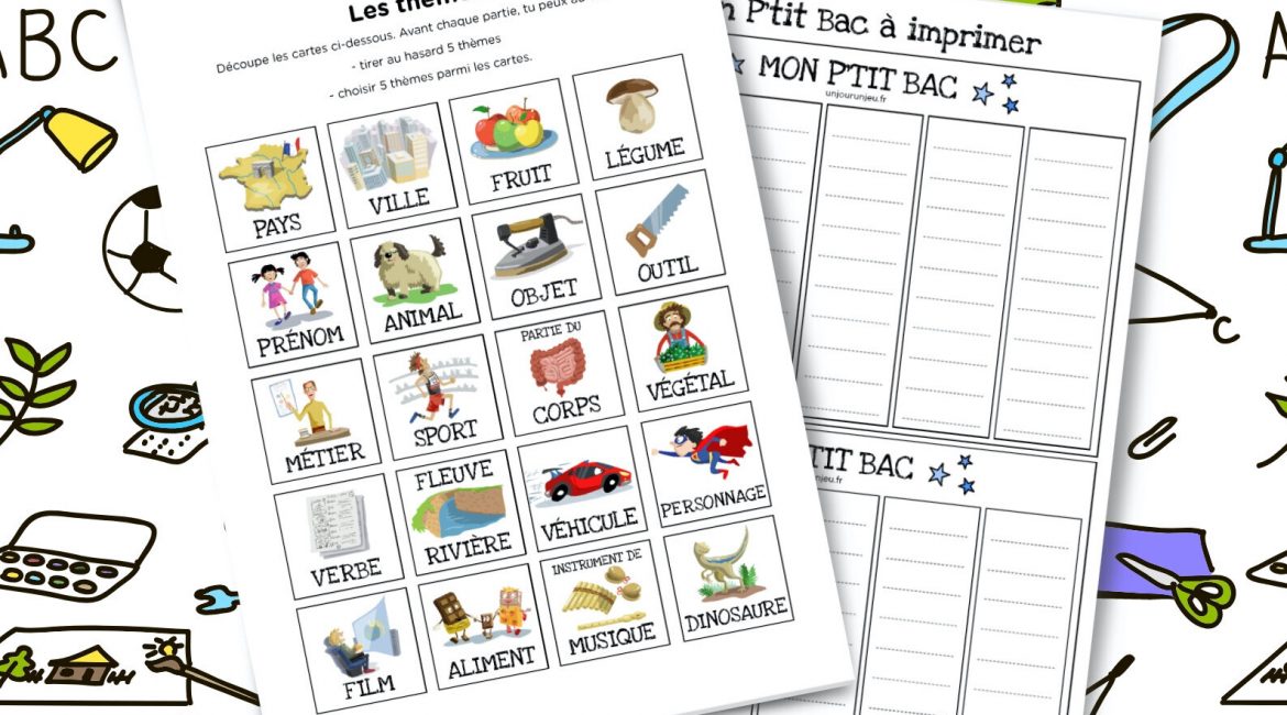 Le Jeu du petit bac