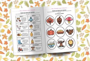 Chasse aux trésors de l’automne à imprimer