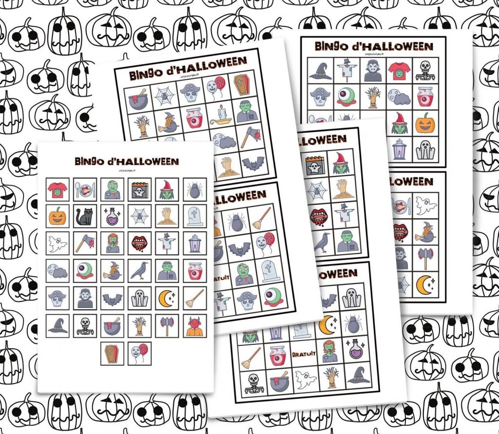 Mon bingo d'Halloween