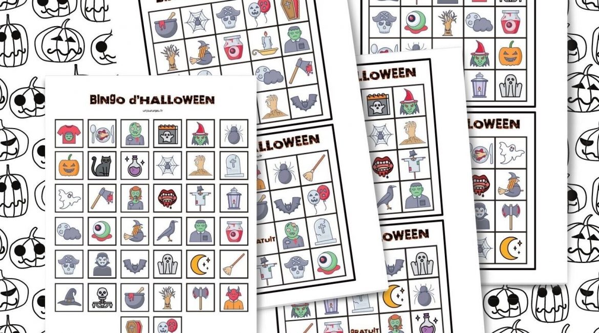 Mon bingo d'Halloween