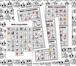 Bingo d’Halloween à imprimer pour vos enfants