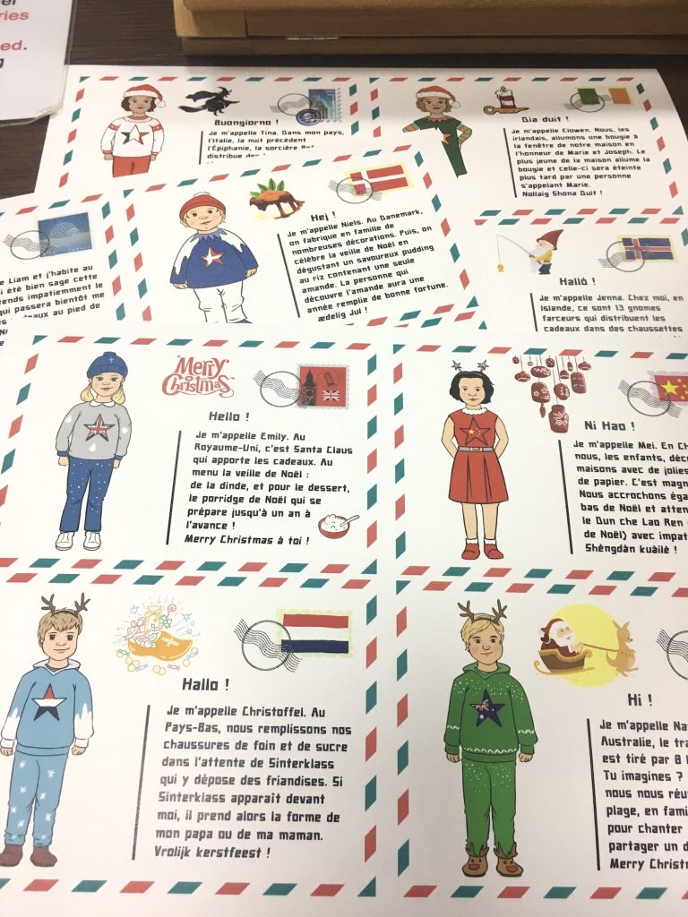 Cartes postales de l'Avent