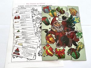 Chasse au trésor de Noël à imprimer gratuitement