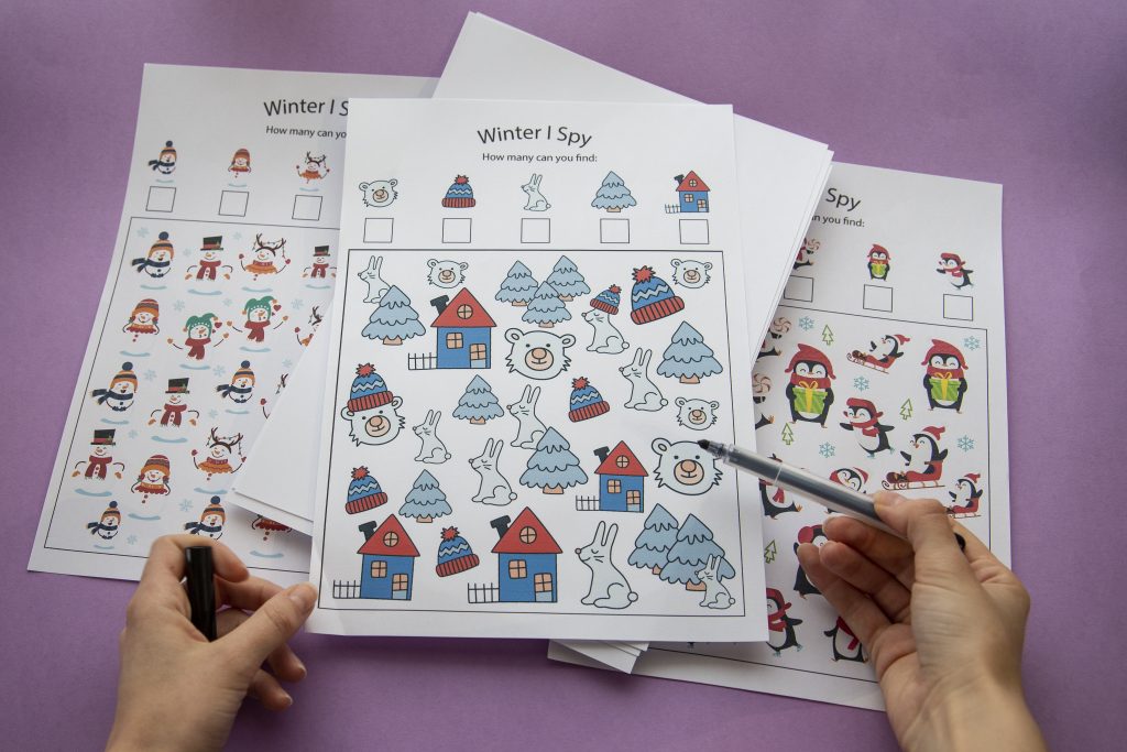 3 Cherche et Trouve de l&rsquo;hiver