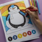 Mes coloriages magiques d&rsquo;hiver : les chiffres