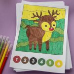 Mes coloriages magiques d&rsquo;hiver : les chiffres