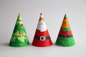 Mes jolis cônes de Noël à colorier