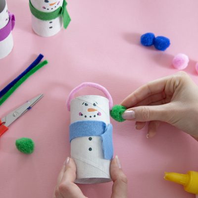 Activité manuelle : mes bonhommes de neige