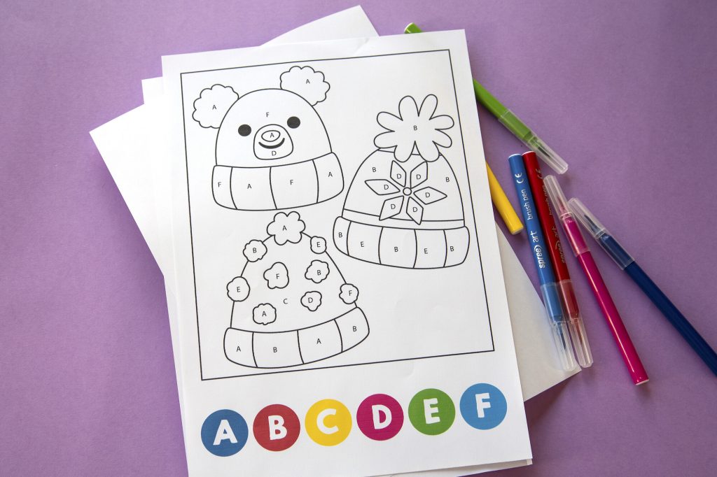 Colorier selon un code : mes coloriages magiques de l&rsquo;hiver