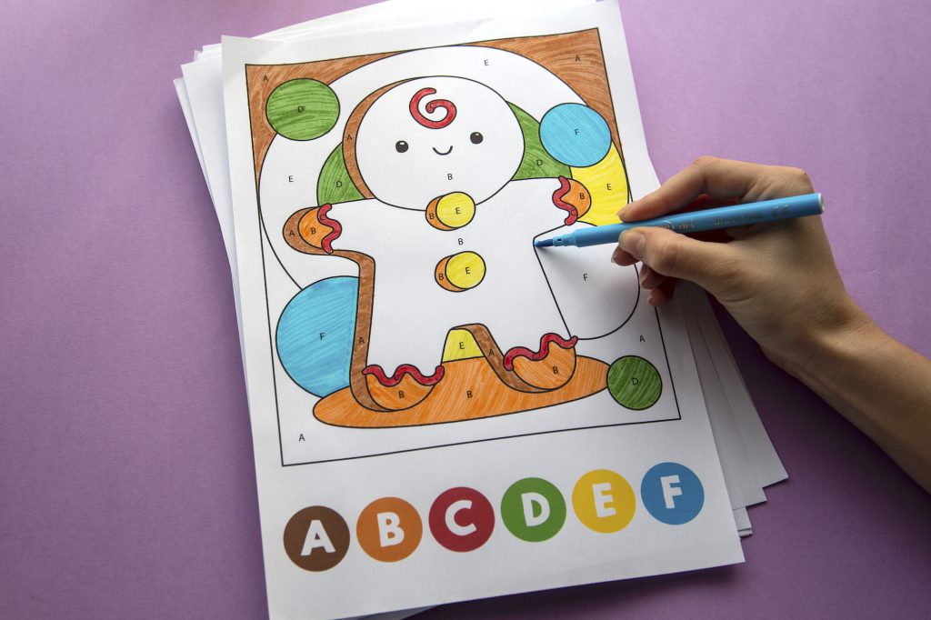 Colorier selon un code : mes coloriages magiques de l&rsquo;hiver