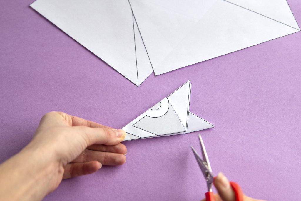 Flocons de neige - découpage