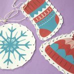 Mes cartes à lacer de l&rsquo;hiver