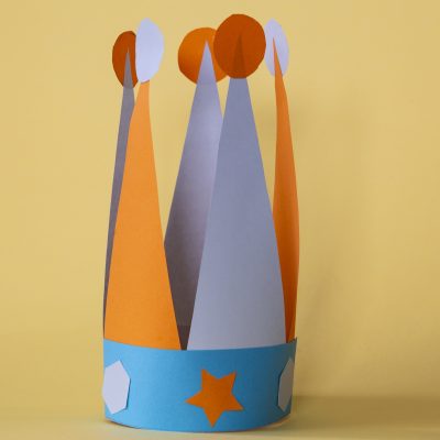 Ma couronne de fou du roi pour le carnaval