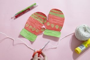 Mes moufles d’hiver à colorier