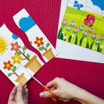 Mes puzzles du printemps - étape 4