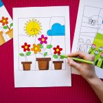 Mes puzzles du printemps - étape 2