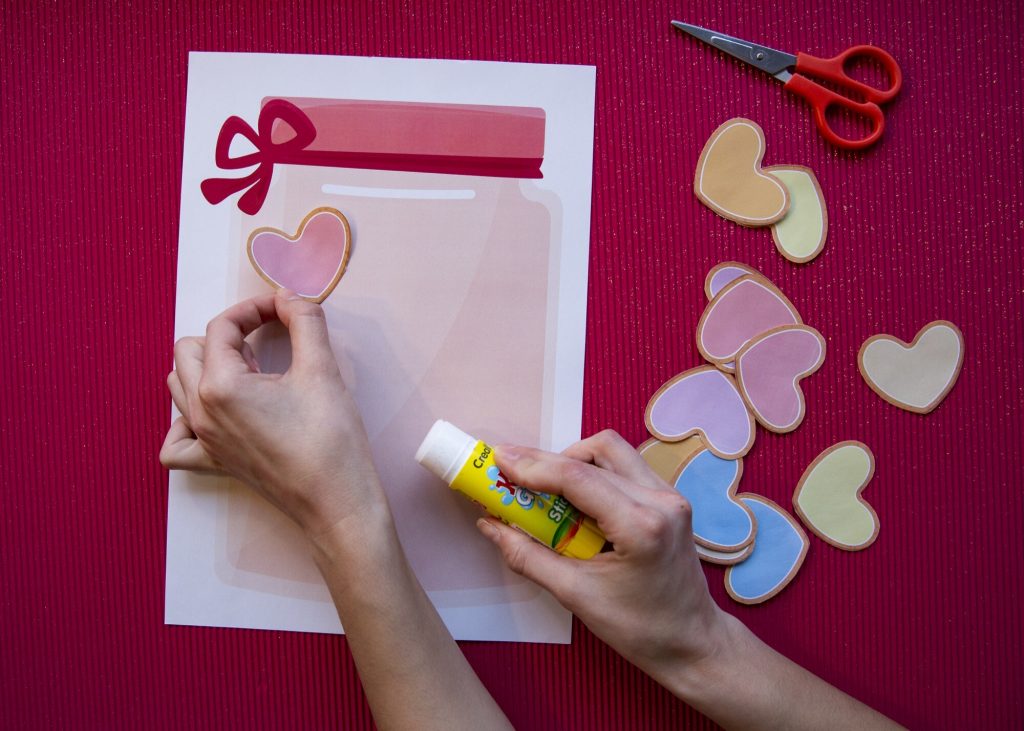 Mon bocal cœurs d'amour - étape 3